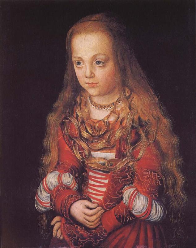 Lucas Cranach the Elder Prinsessa of Saxony Germany oil painting art